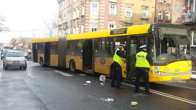 Naćpany kierowca autobusu potrącił pieszą