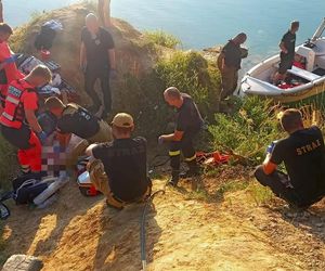 Tragedia nad zbiornikiem Wapienniki. 24-latek nie żyje