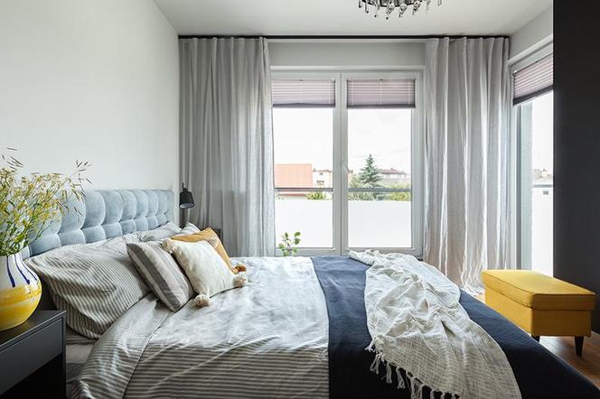 Sypialnia w stylu soft loft