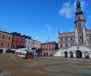 Budowa lodowiska w Zamościu