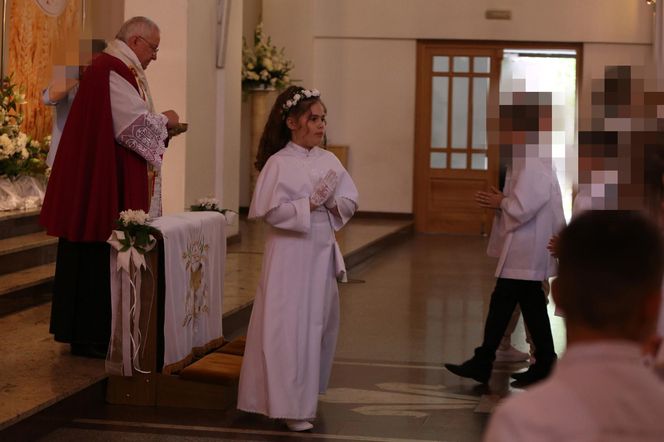 Iwona Węgrowska wyprawiła córce komunię