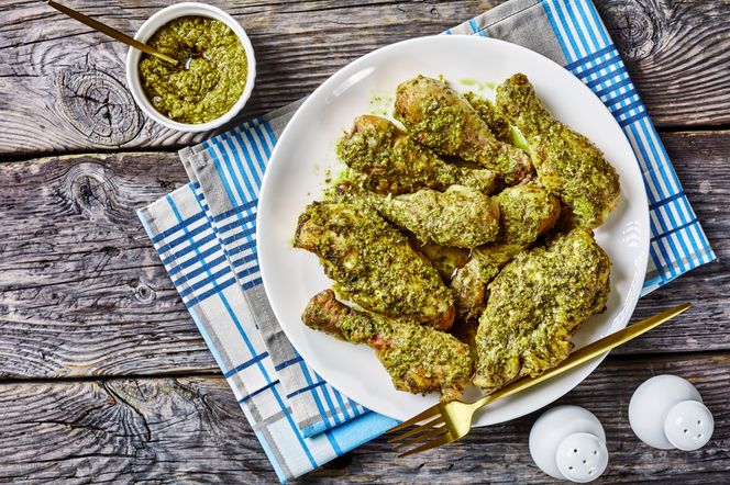 Kurczak pieczony z pesto