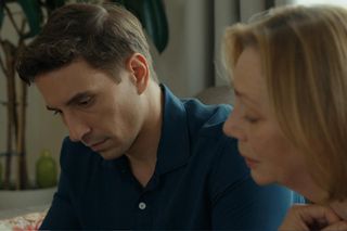 Barwy szczęścia, odcinek 3183. Tomasz (Jakub Sokołowski), Wanda (Maja Barełkowska)