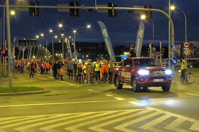 Rzeszów: Pół tysiąca osób na drugiej edycji Nightskatingu