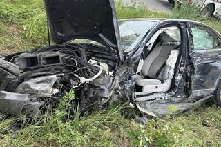 Wypadek na trasie Wizna - Jedwabne pod Łomżą! Jedna osoba trafiła do szpitala