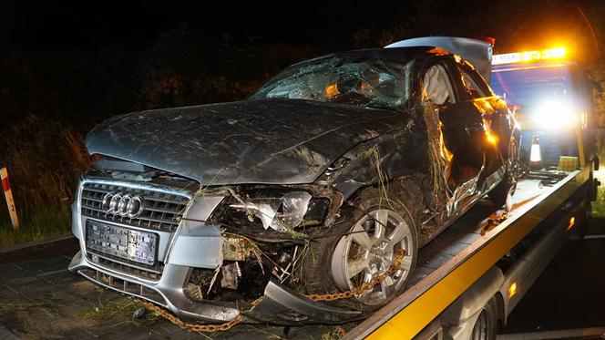 Wypadek w Ligocie - nie żyje 16-latka. Kierowca był pijany, nie miał prawa jazdy