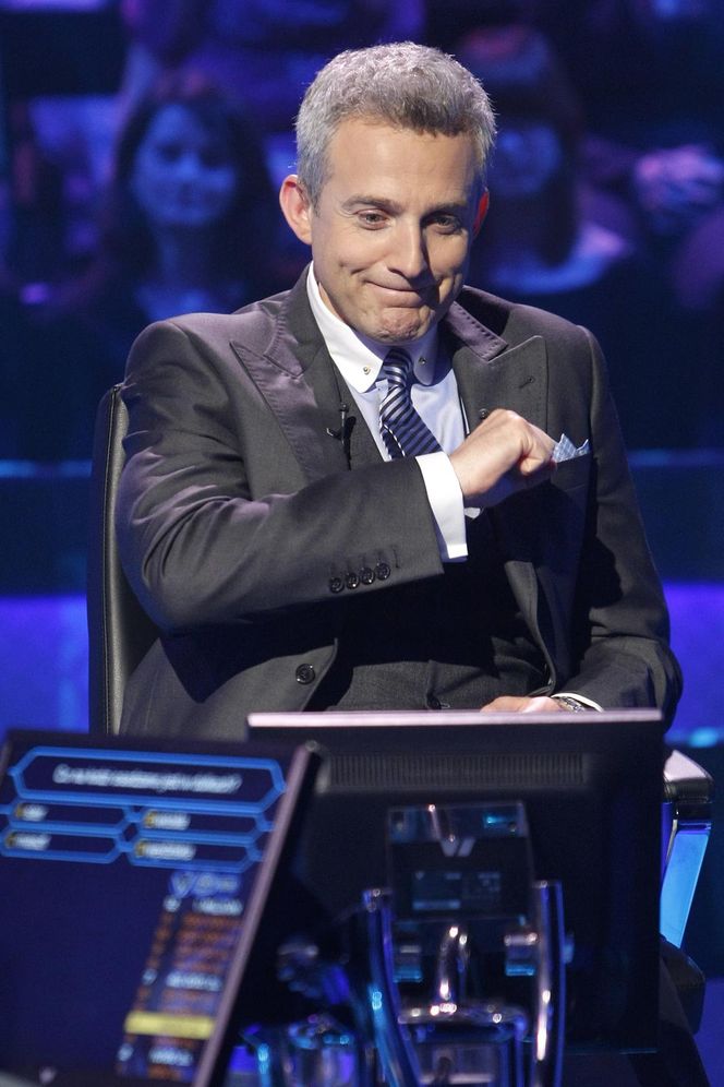 Hubert Urbański w "Milionerach" TVN-u