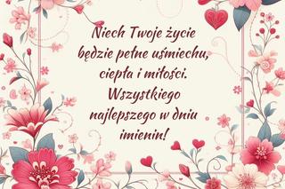 Piękne kartki z życzeniami na imieniny do pobrania za darmo