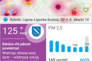 Smog w woj. śląskim - 17 stycznia