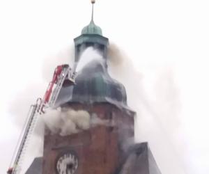 Pożar katedry Gorzów