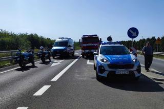 Wypadek na DW 975 w Dębinie Łętowskiej