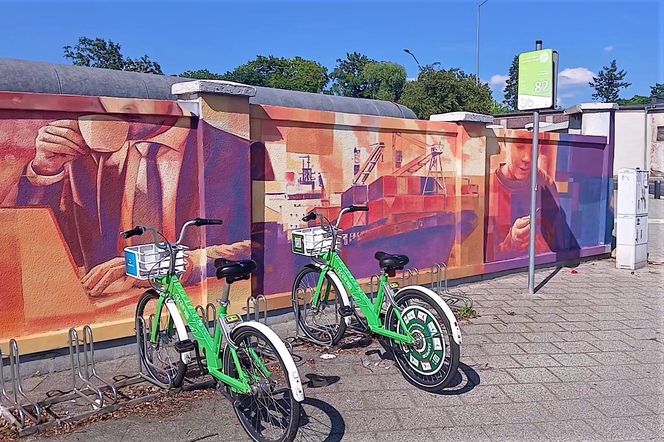 Nowy mural na Pogodnie