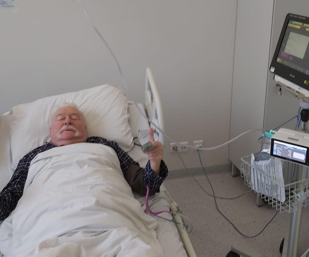 Lech Wałęsa w szpitalu. Wypłynęły nowe informacje o jego stanie zdrowia 