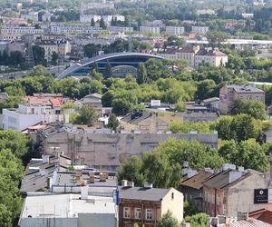 Panorama Lublina z najwyższego punktu widokowego w mieście - Wieży Trynitarskiej