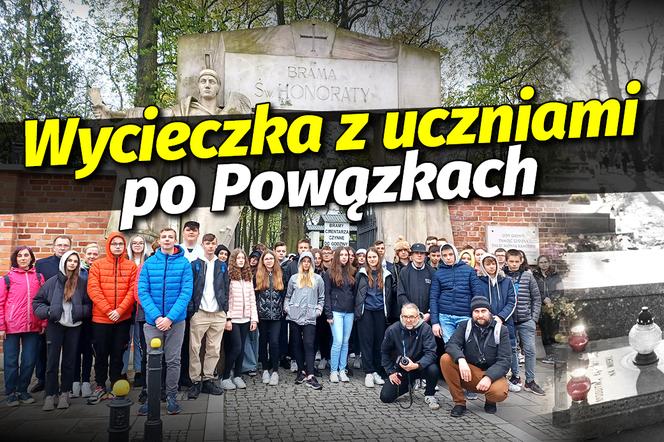 SG SE Wycieczka z uczniami po Powązkach - Niezapomniani