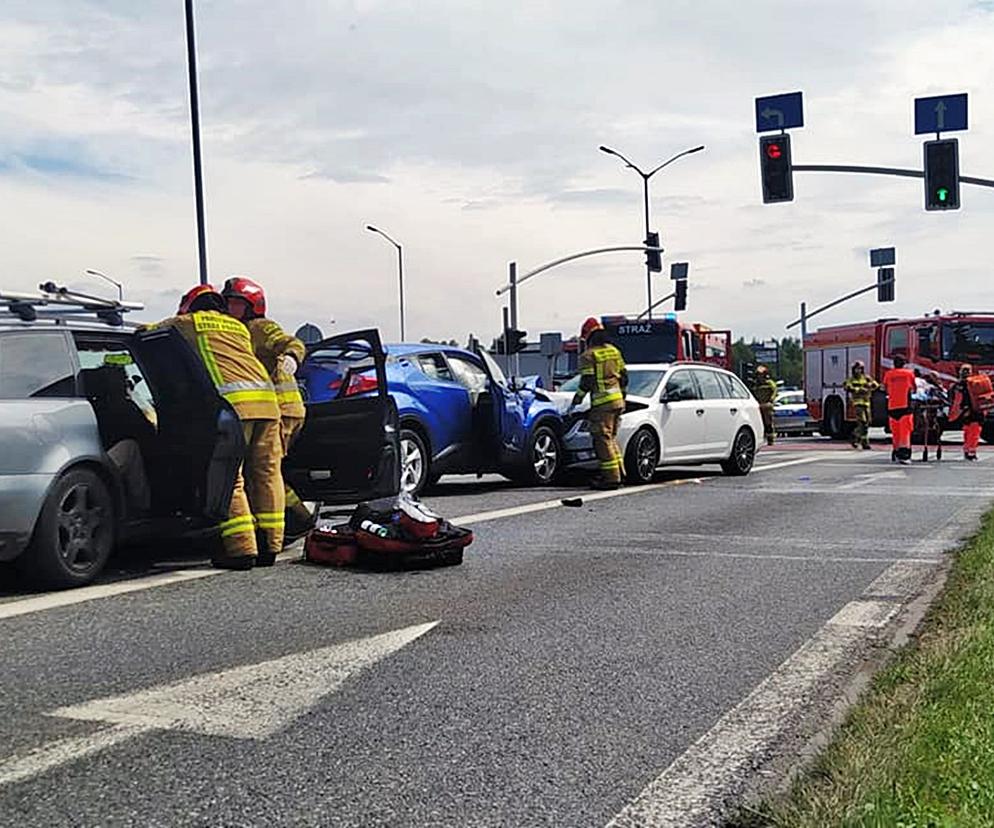 Wypadek w Piekarach Śląskich. 5 osób rannych