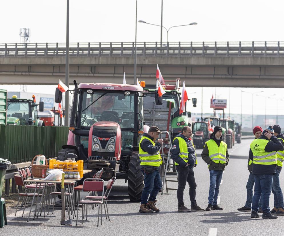 Blokada drogi expresowej S11