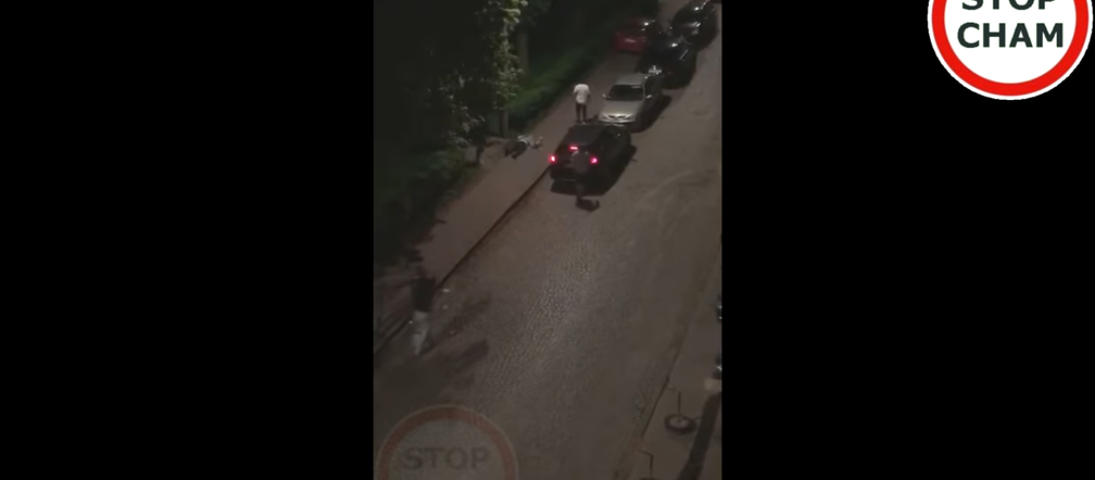 Wielka AWANTURA! Szarpanina, próba rozjechania ludzi i ucieczka