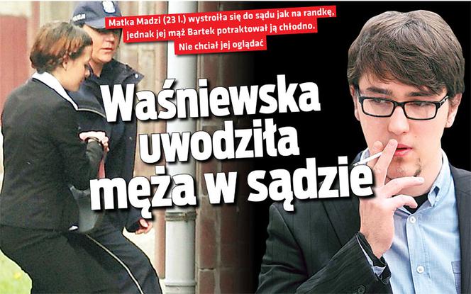 Waśniewska uwodziła męża w sądzie