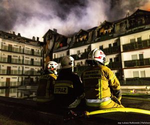 Horror w Ząbkach. Byłam na miejscu chwilę po wybuchu pożaru. Ogień rozprzestrzeniał się w błyskawicznym tempie