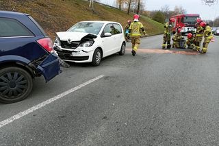 Karambol na DTŚ. Zderzyło się 7 samochodów. Występują ogromne utrudnienia