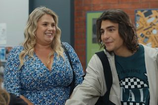 Barwy szczęścia, odcinek 3150. Aldona (Elżbieta Romanowska), Romeo (Jacek Tyszkiewicz), Ewa (Gabriela Ziembicka)