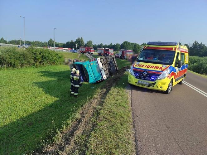 Wypadek autobusu w Terespolu. Są zarzuty dlakierowcy