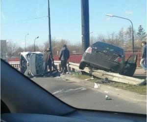 Wypadek na skrzyżowaniu w Lublinie. Jedna osoba w szpitalu