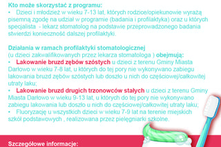 Program profilaktyki próchnicy w Darłowie