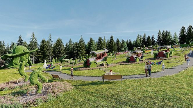 Polana Światła i Muzyki - Góra Parkowa, Krynica-Zdrój