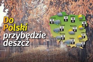 Pogoda na piątek w Polsce: Do kraju przybędzie deszcz! [INFOGRAFIKA]