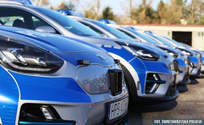 Radiowozy Kia e-Niro dla świętokrzyskich policjantów