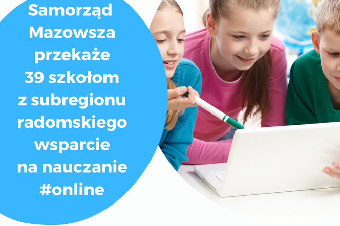 Szkoły z subregionu radomskiego ze wsparciem przy nauczaniu online