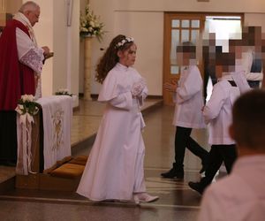 Iwona Węgrowska wyprawiła córce komunię