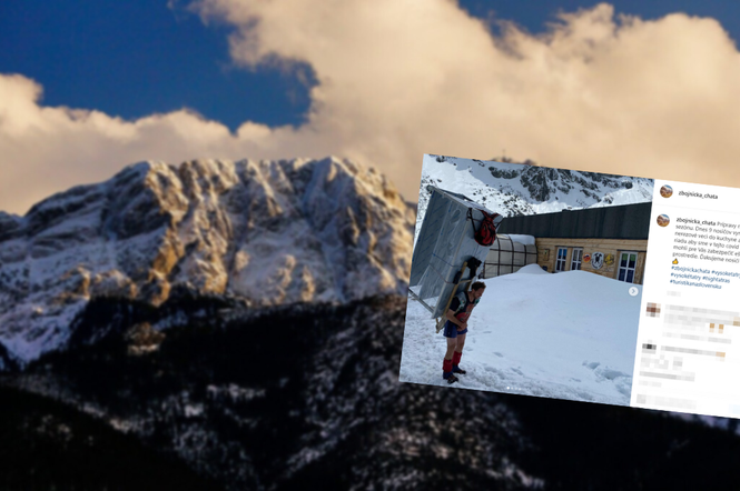 Wnieśli lodówkę i zmywarkę do schroniska w Tatrach. Na własnych plecach!