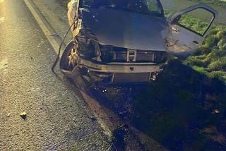 Czołowe zderzenie trzech aut pod Krakowem