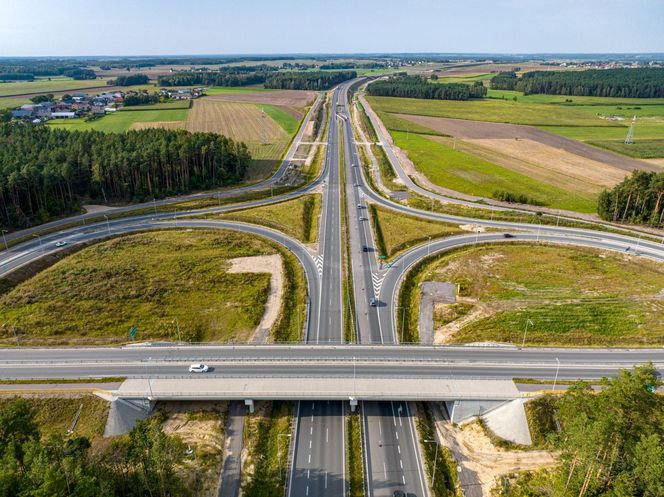 Budowany odcinek S61 Łomża Zachód-Stawiski