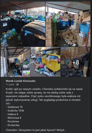 Wrocław: Mieszkańcy skarżą się, że miasto wciąż tonie w śmieciach