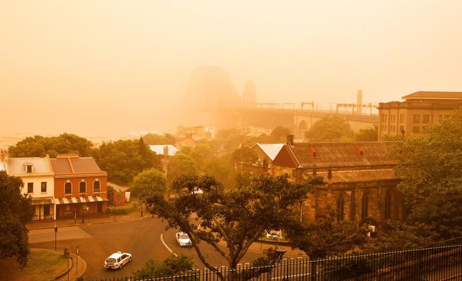 Burza piaskowa nad Sydney