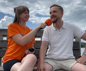 Wakacyjny patrol Eska Summer City na olsztyńskiej Plaży Miejskiej