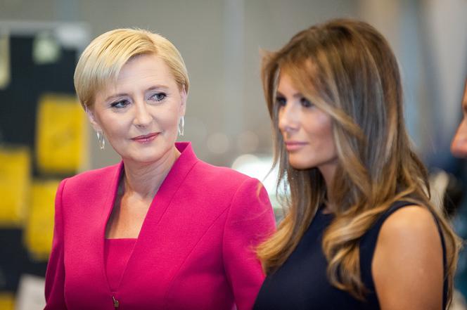 Agata Duda spotkała się z Melanią Trump!