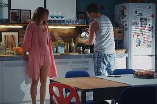 M jak miłość odc. 1879. Kama (Michalina Sosna), Marcin (Mikołaj Roznerski)