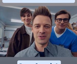 Na dobre i na złe. Blanka (Pola Gonciarz), Mario (Marcin Korcz), Krzysztof Radwan (Mateusz Damięcki)