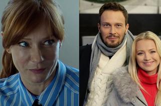 M jak miłość. Leszek (Sławek Uniatowski), Agnieszka (Magdalena Walach), Joasia (Barbara Kurdej-Szatan)