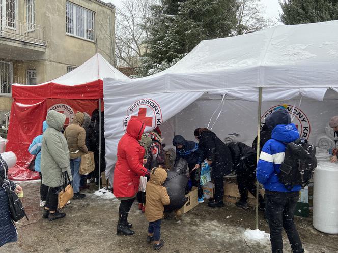 PCK w Łodzi pomaga uchodźcom z Ukrainy