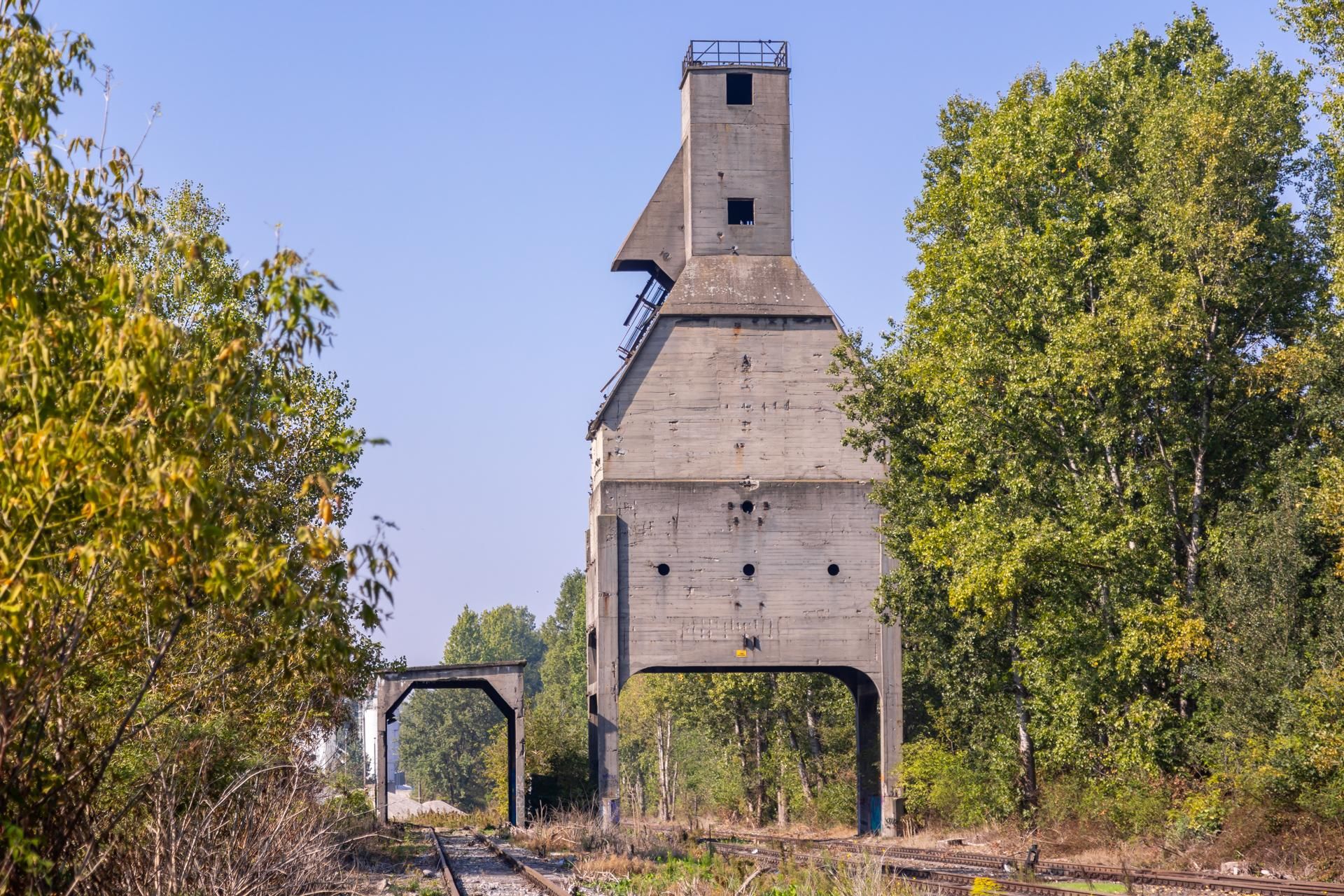 Wieża do nawęglania parowozów - Warszawa-Odolany