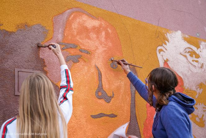 Kolejny niezwykły mural w Białymstoku. Zobacz, kogo przedstawia [ZDJĘCIA]