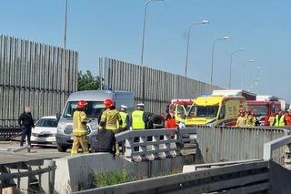 Śmiertelny wypadek na autostradzie A4 w Zabrzu. Droga jest zupełnie zablokowana