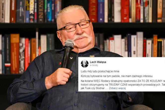 Lech Wałęsa z odezwą do Polaków: „Kończę bytowanie na tym padole”