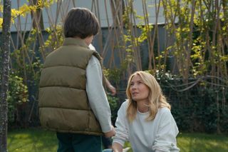 Barwy szczęścia, odcinek 3240. Mateuszek (Filip Kowalewicz), Dominika (Karolina Chapko)